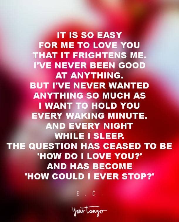 A good love poem
